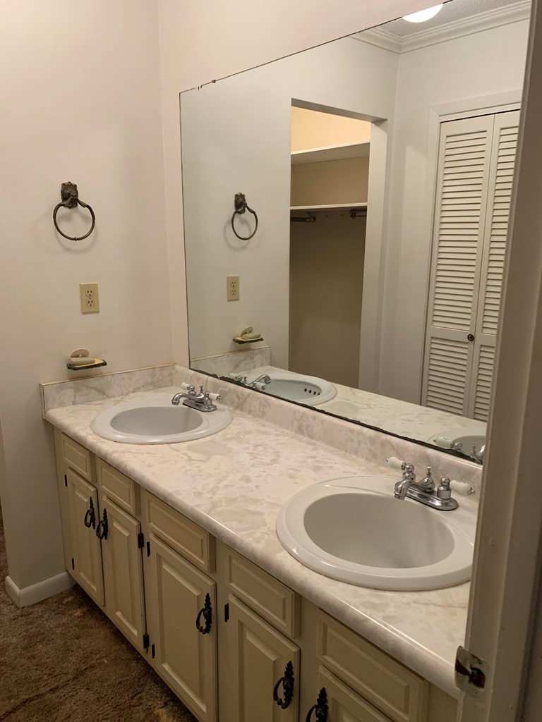 double sinks in primary bath