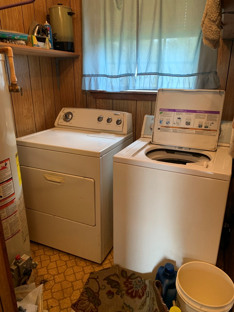 laundry room/water heater