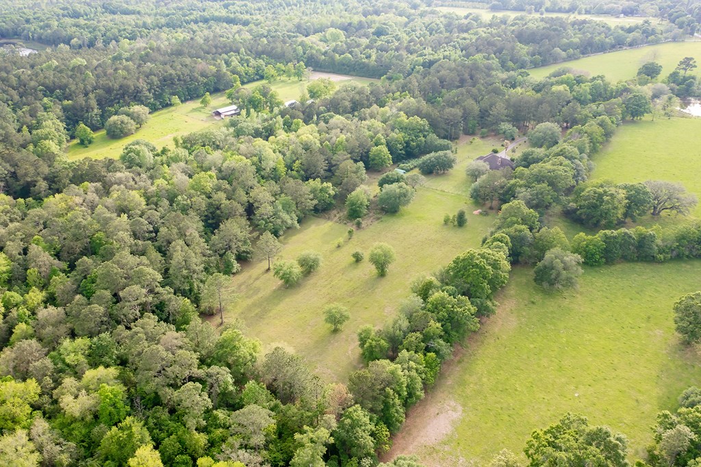 Aerial View of Home & Property