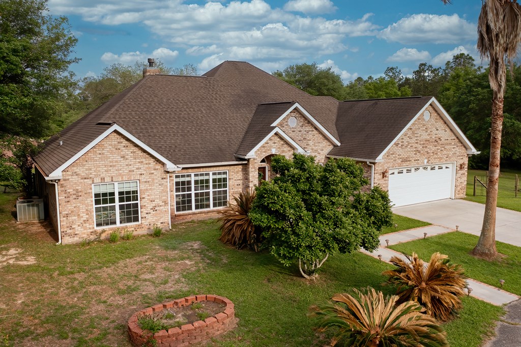 Front Aerial View of Home